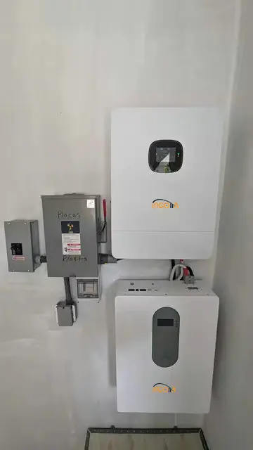 Solar inverter & 5Kwh Lifepo4 battery installation combination