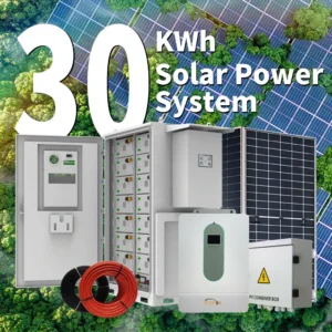 30KW Hybrid Solar Power Systems for Home & Business Use