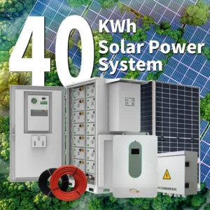 40KW Hybrid Solar Power Systems for Home & Business Use