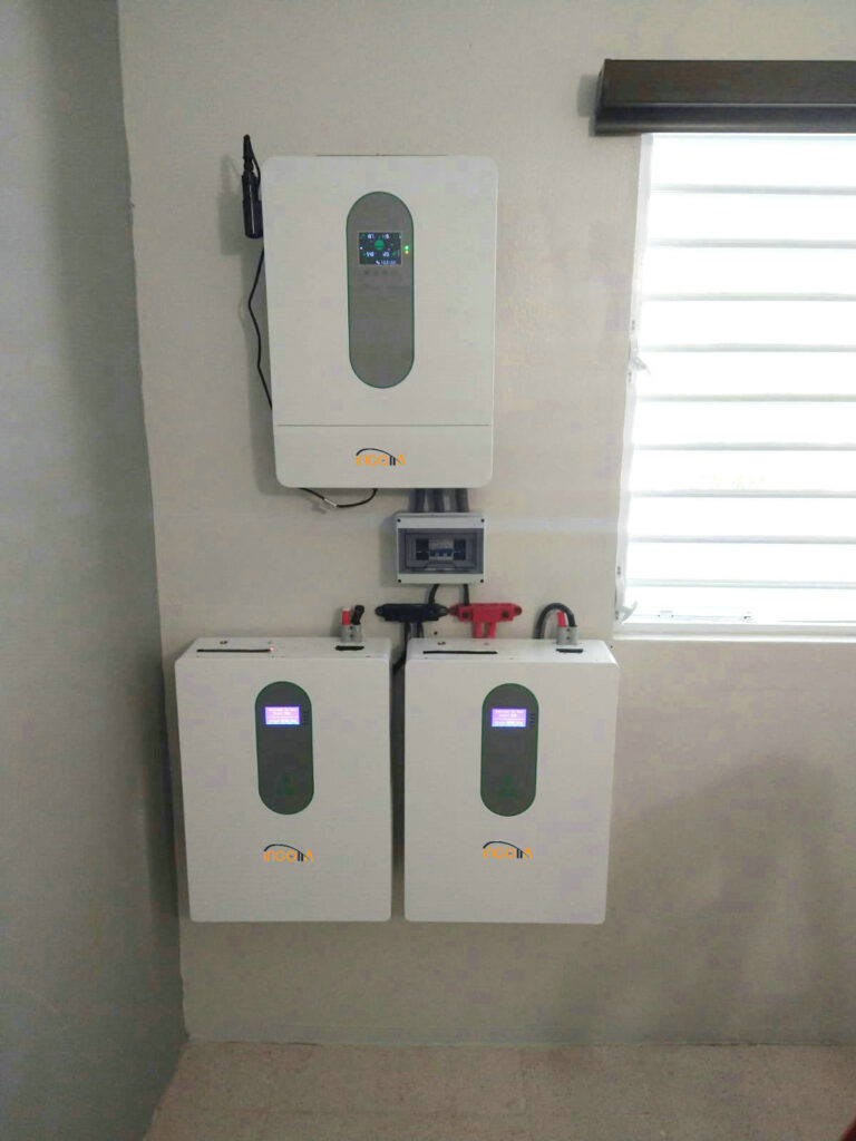 10KW Solar inverter & 2*5kwh lifepo4 battery