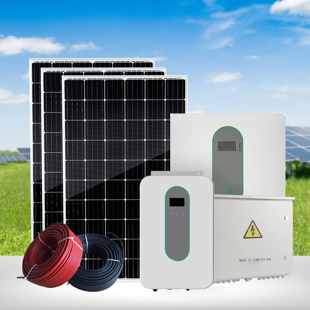 10KW hybrid solar power generation system
