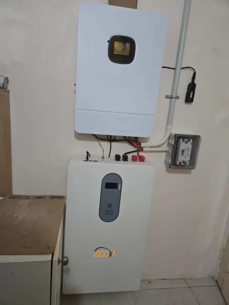 Hybrid inverter & 10kwh lifepo4 battery