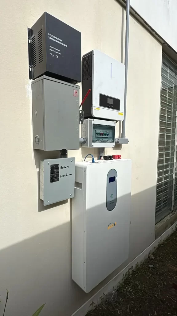10KWh lifepo4 battery installation project
