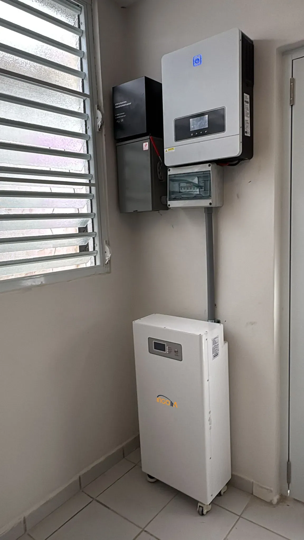 15KWh lifepo4 battery installation project