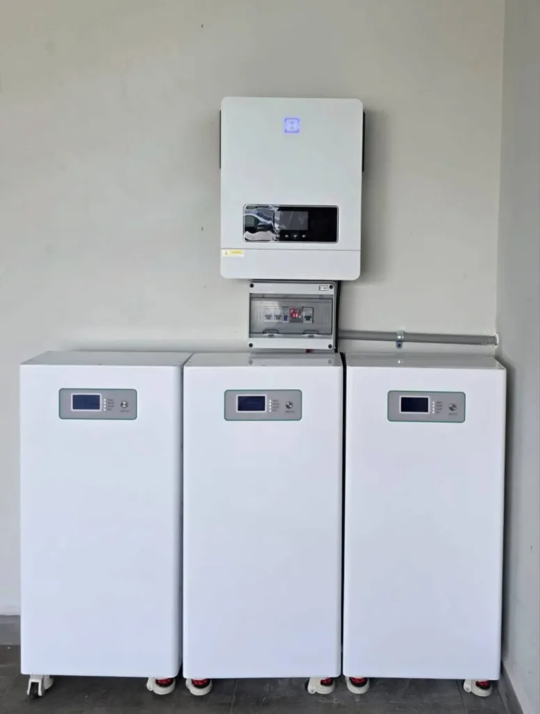 45kWh lithium iron phosphate battery installation project