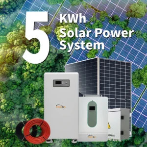 5KW hybrid solar power generation system